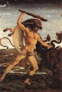 Antonio Pollaiolo Hercules and the Hydra USA oil painting artist